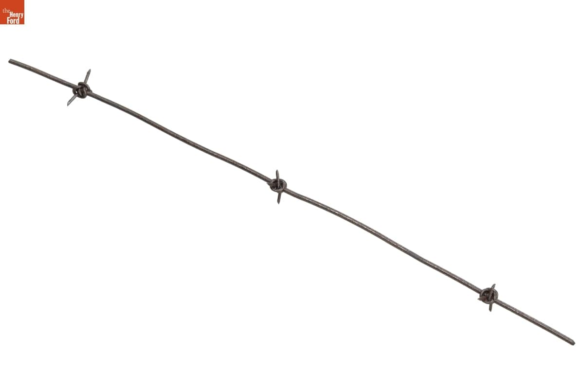 Wilkes' Two-Staple Barb Barbed Wire, Patented 1879