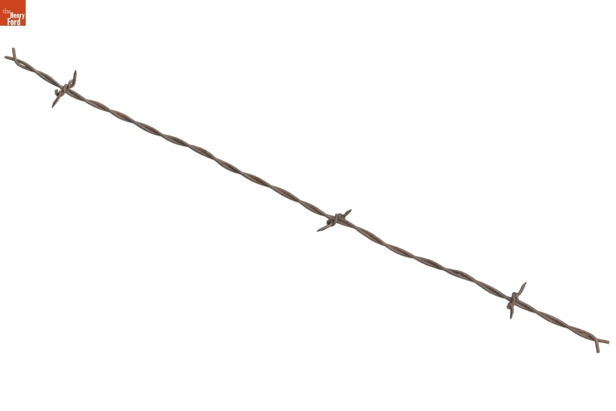 Allen's Four-Point Twist (Two-Line Wire) Barbed Wire, Patented 1876