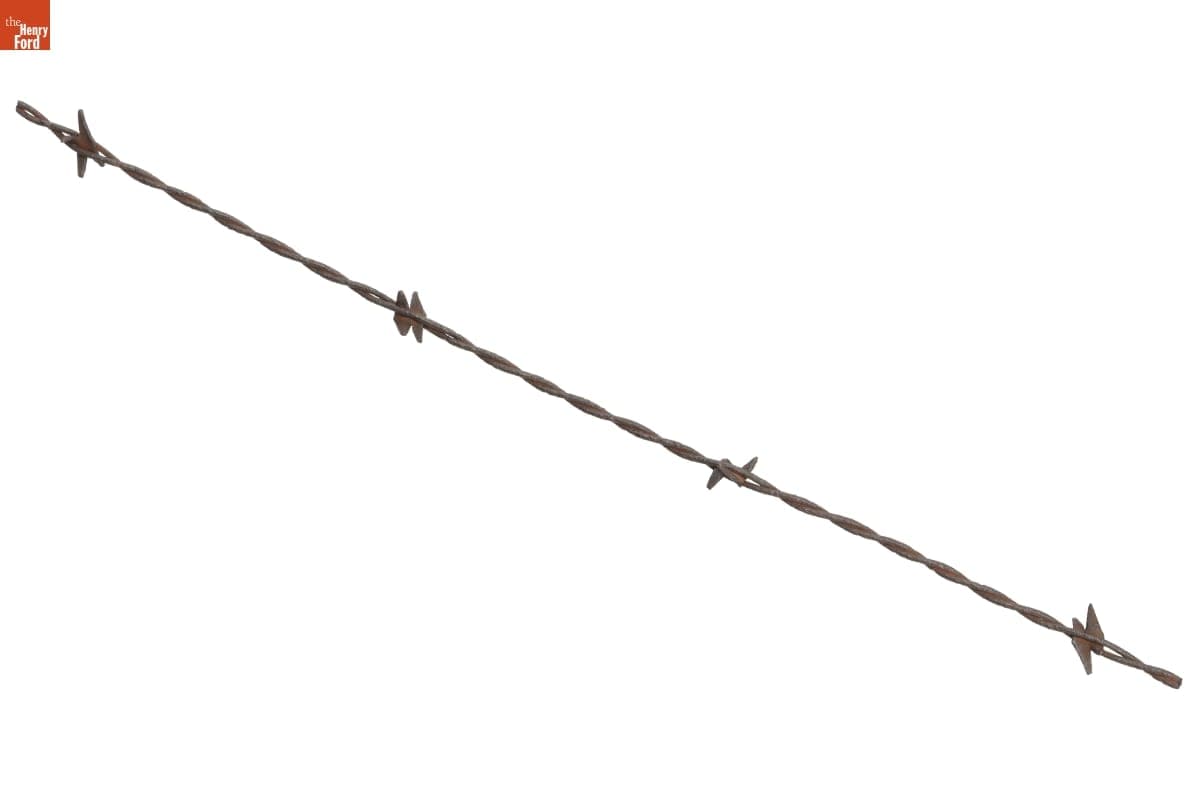 Frentress' Diamond Barbed Wire, Patented 1875