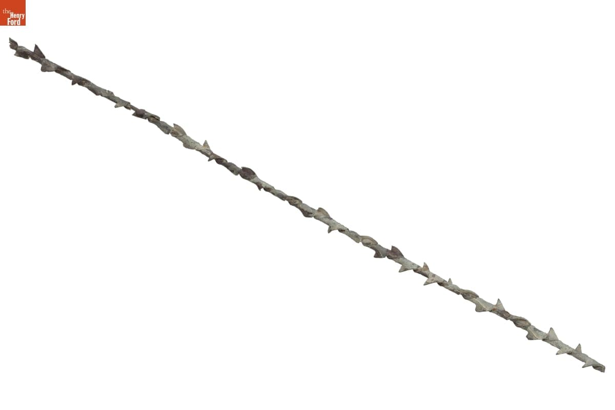 Hallner's Wrap Barbed Wire, Patented 1878