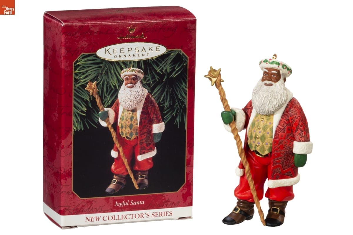 Hallmark "Joyful Santa Series" Christmas Ornament, 1999