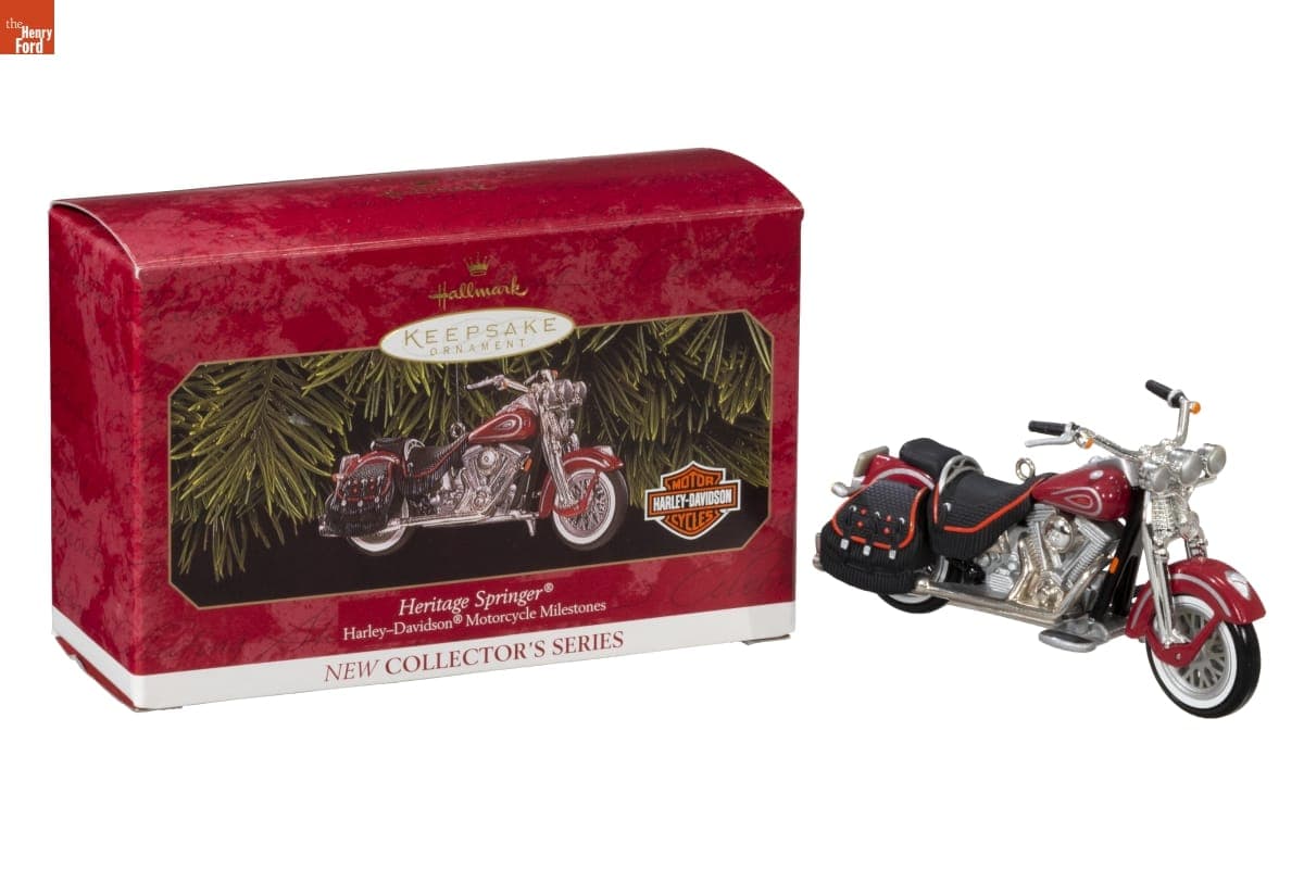 Hallmark "Harley-Davidson Motorcycle Milestones Series: Heritage Springer" Christmas Ornament, 1999