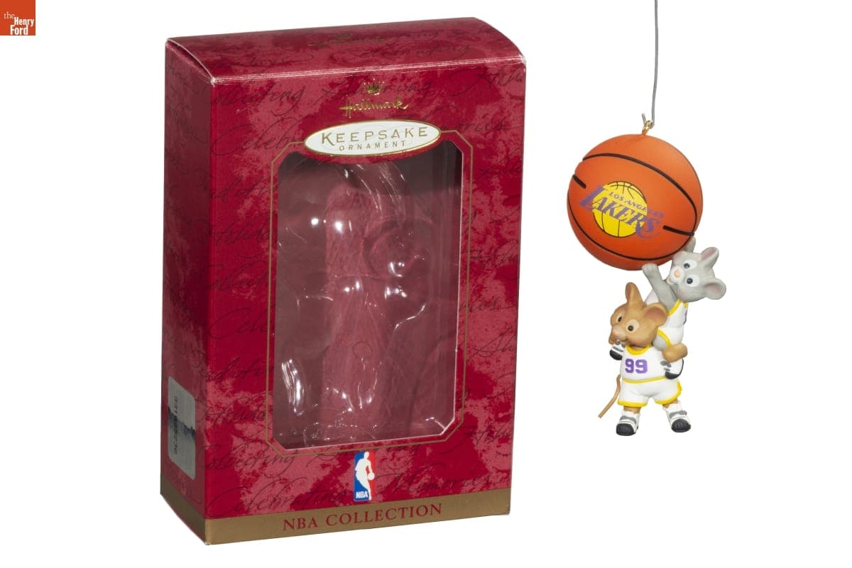 Hallmark "NBA Collection: Los Angeles Lakers" Christmas Ornament, 1999
