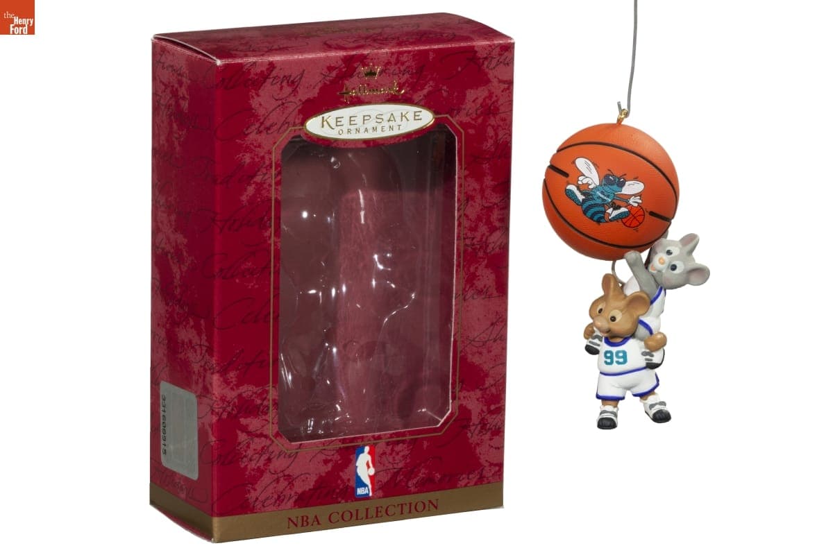 Hallmark "NBA Collection: Charlotte Hornets" Christmas Ornament, 1999