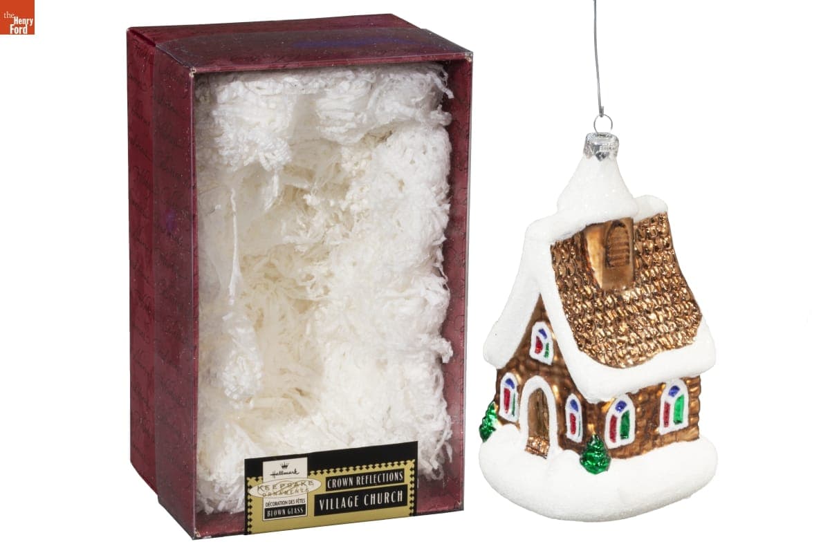 Hallmark "Village Church" Christmas Ornament, 1999