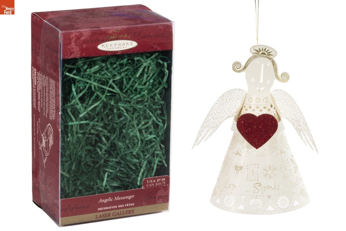 Hallmark "Laser Gallery Collection: Angelic Messenger" Christmas Ornament, 1999
