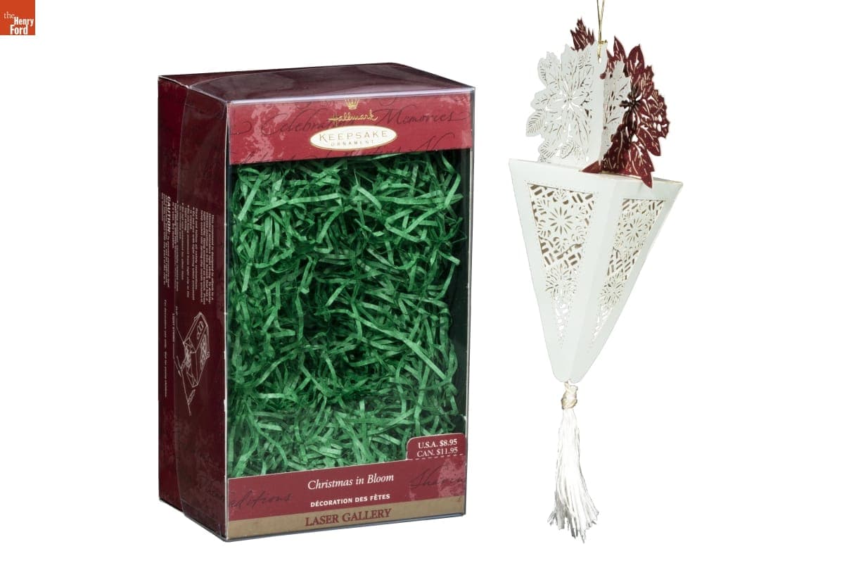 Hallmark "Laser Gallery Collection: Christmas in Bloom" Christmas Ornament, 1999
