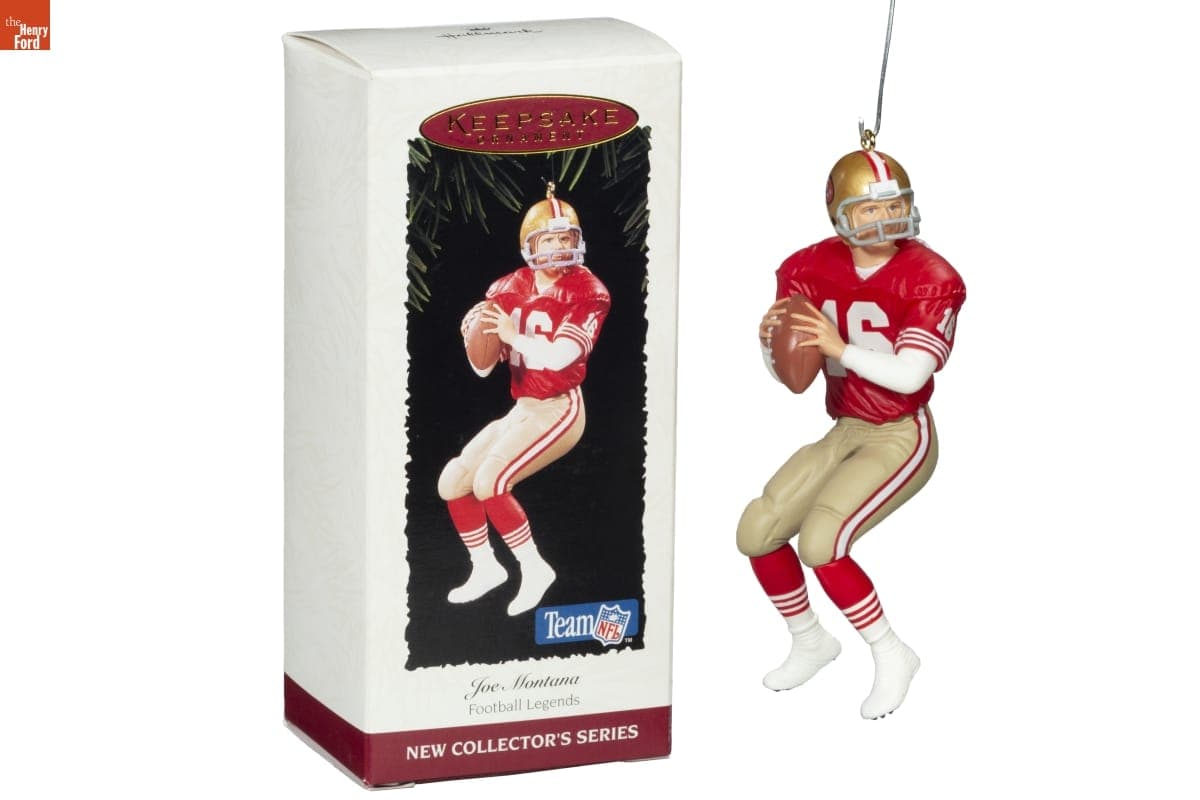 Hallmark "Football Legends Series: Joe Montana" Christmas Ornament, 1995