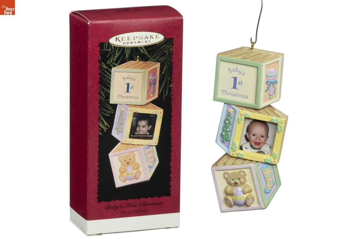 Hallmark "Baby's First Christmas Photo Holder" Christmas Ornament, 1995