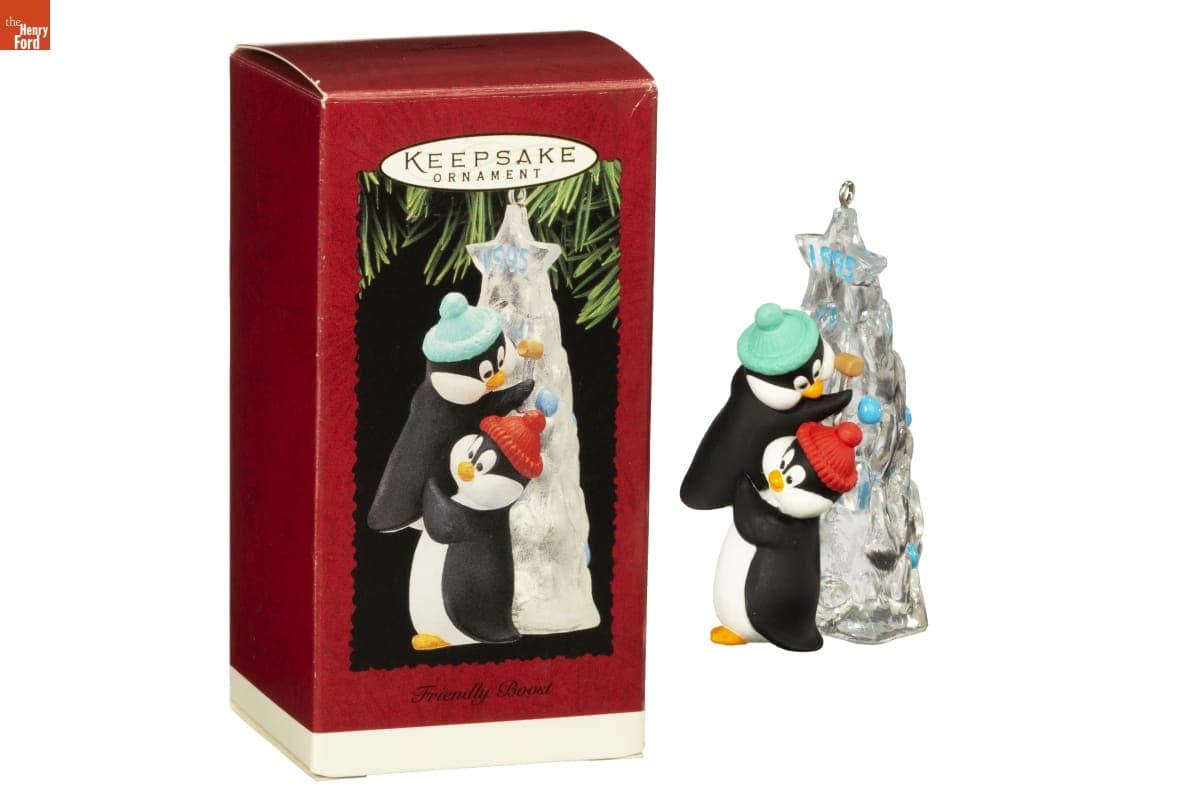 Hallmark "Friendly Boost" Christmas Ornament, 1995
