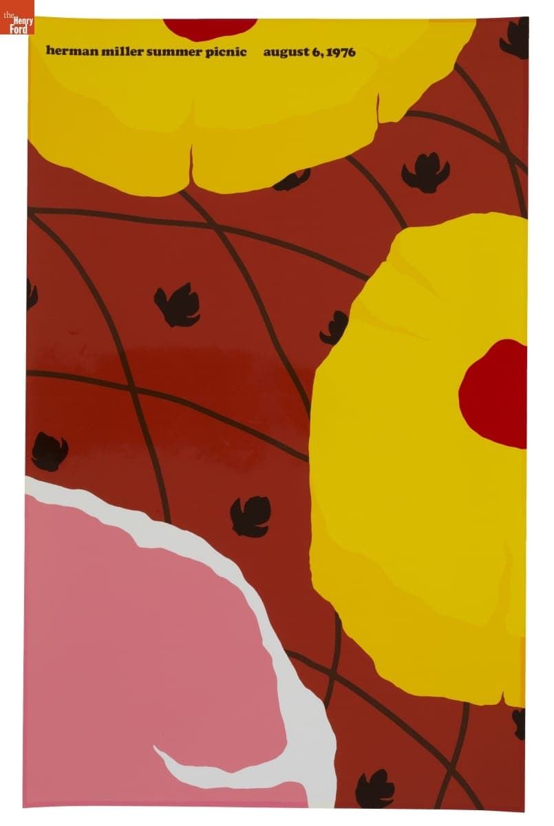 Herman Miller Summer Picnic Poster, "Baked Ham," August 6, 1976