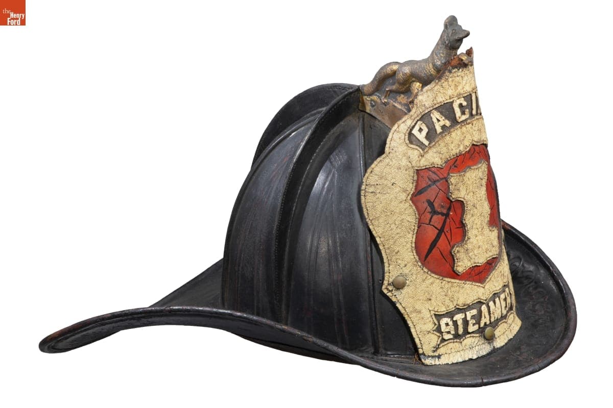 Fire Hat, "Pacific Steamer", circa 1870