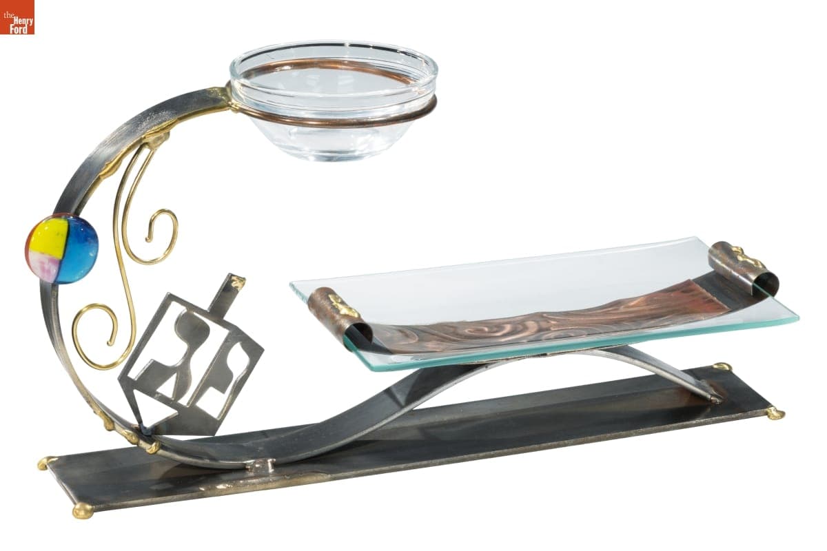 Latke Serving Dish, circa 2020