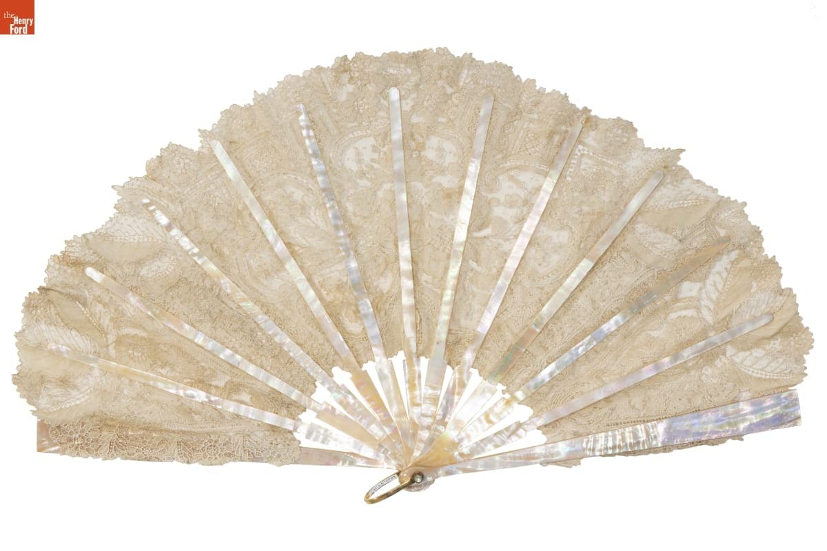 Fan, Used or Collected by Elizabeth Parke Firestone