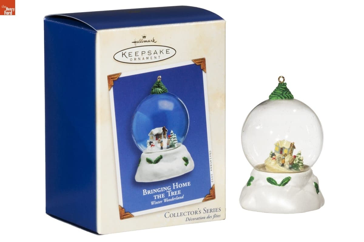 Hallmark "Winter Wonderland Series: Bringing Home the Tree" Christmas Ornament, 2002