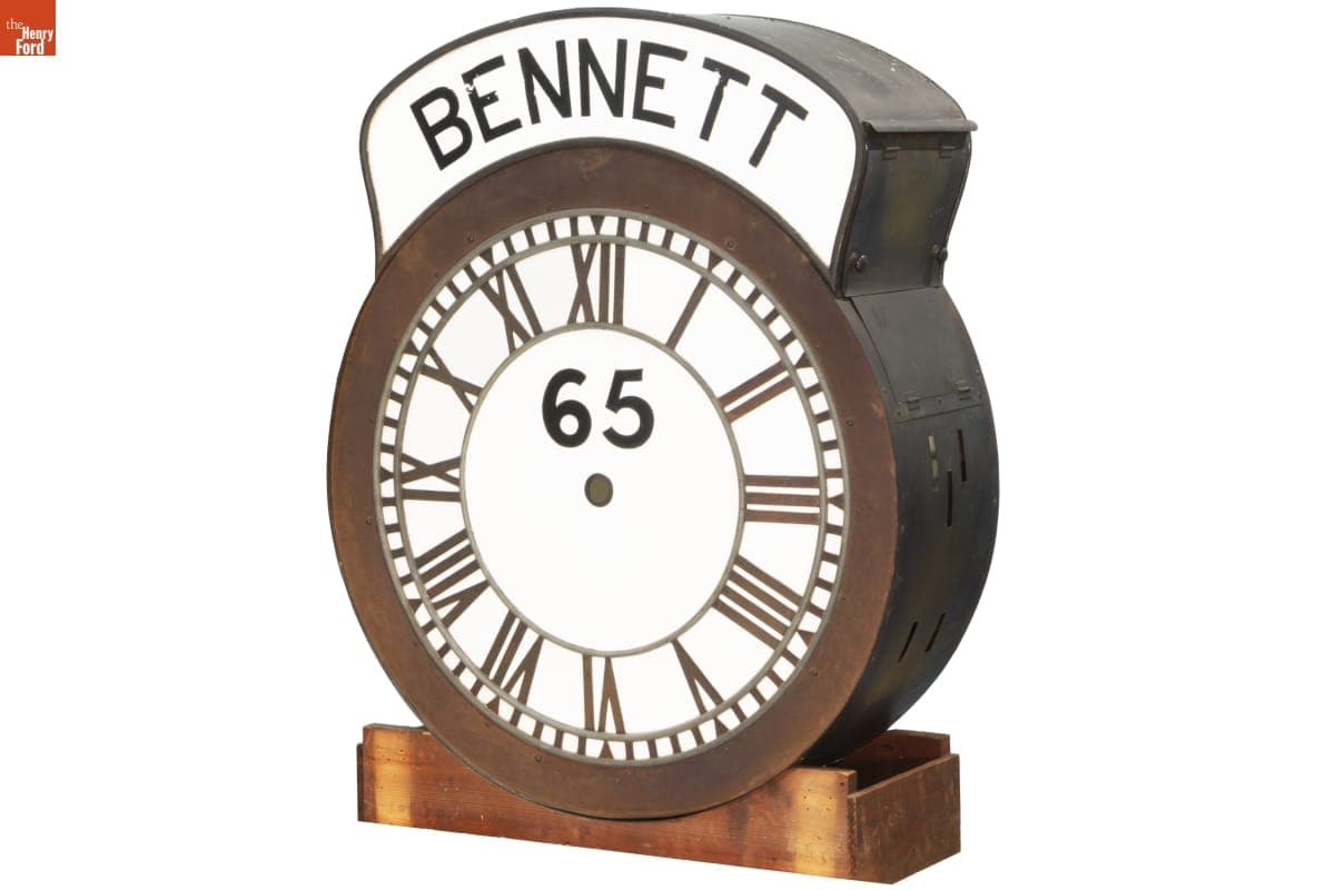 Clock Dial, Part of the Sir John Bennett Jewelry Store Facade, London, England