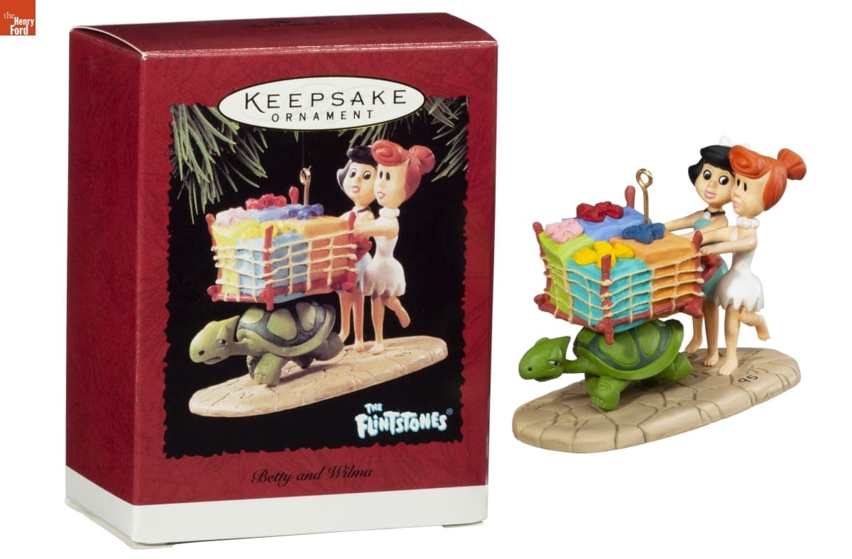 Hallmark "The Flintstones: Betty and Wilma" Christmas Ornament, 1995