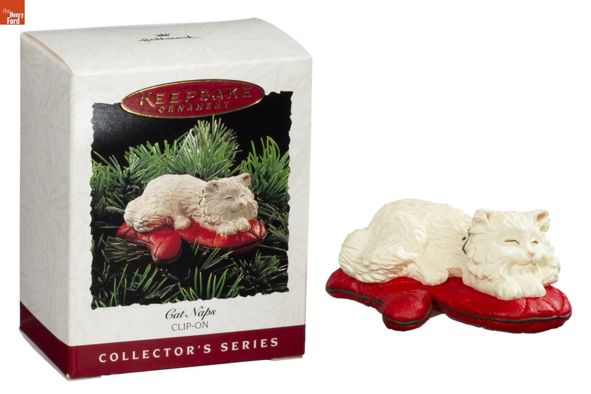 Hallmark "Cat Naps Series" Christmas Ornament, 1995