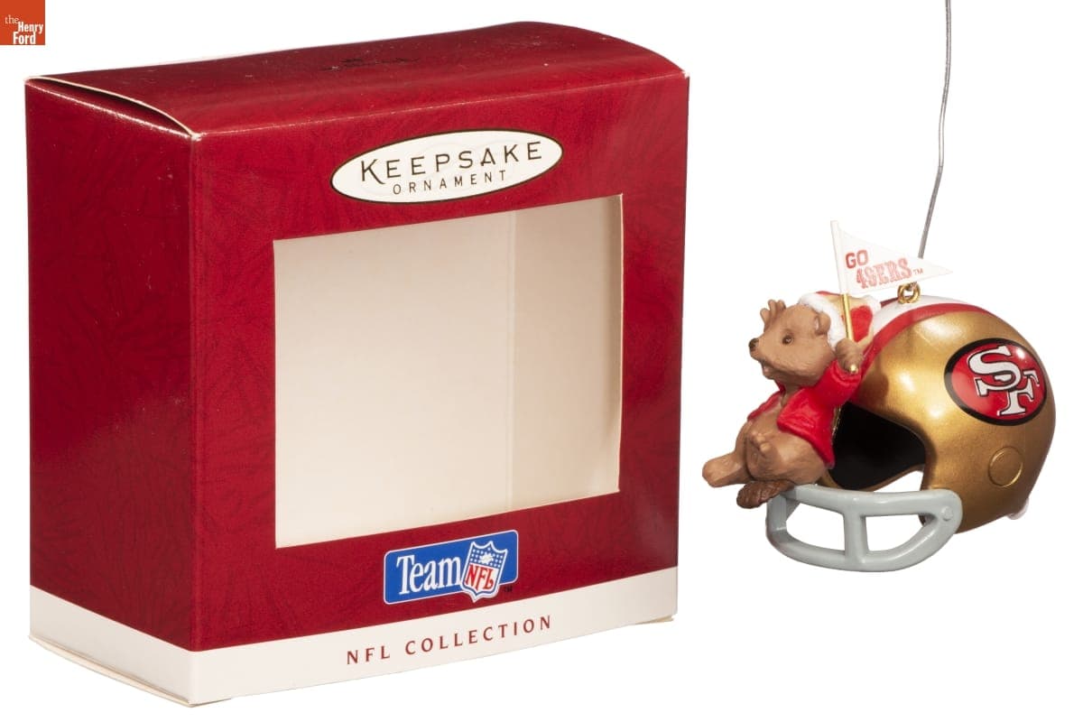 Hallmark "NFL Collection: San Francisco 49ers" Christmas Ornament, 1995