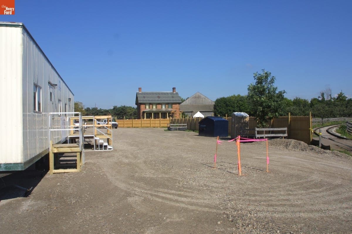 Firestone Farm during the Greenfield Village Restoration Project, August 2002