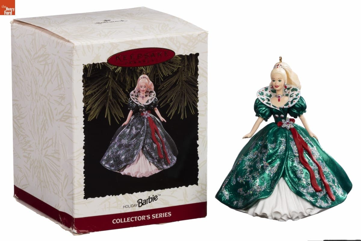 Hallmark "Holiday Barbie Series" Christmas Ornament, 1995
