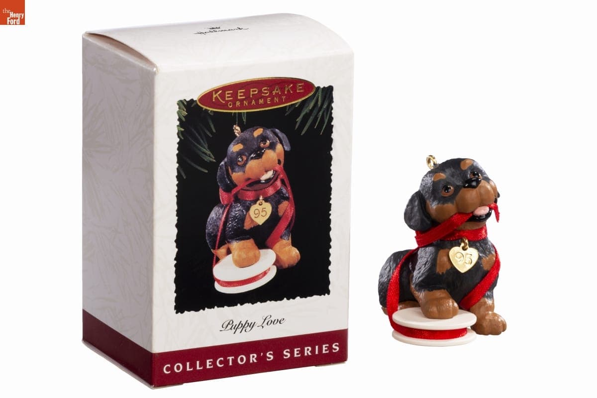 Hallmark "Puppy Love Series" Christmas Ornament, 1995