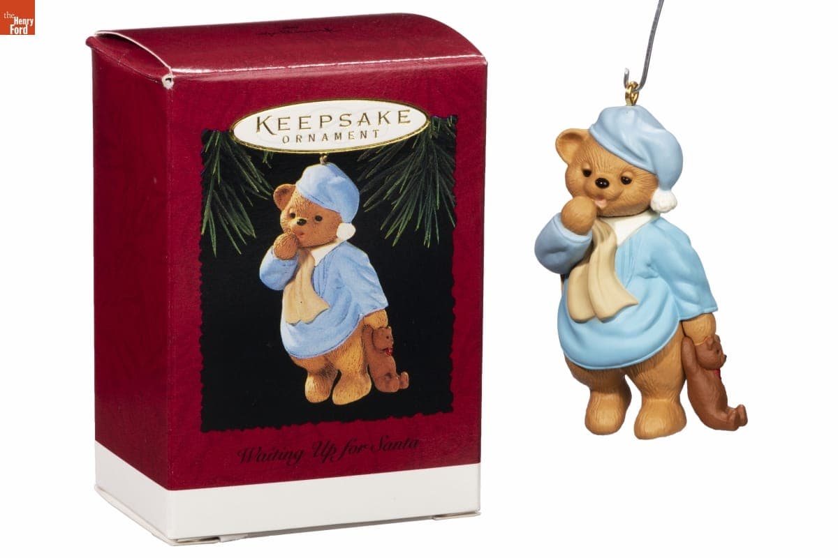 Hallmark "Waiting Up for Santa" Christmas Ornament, 1995