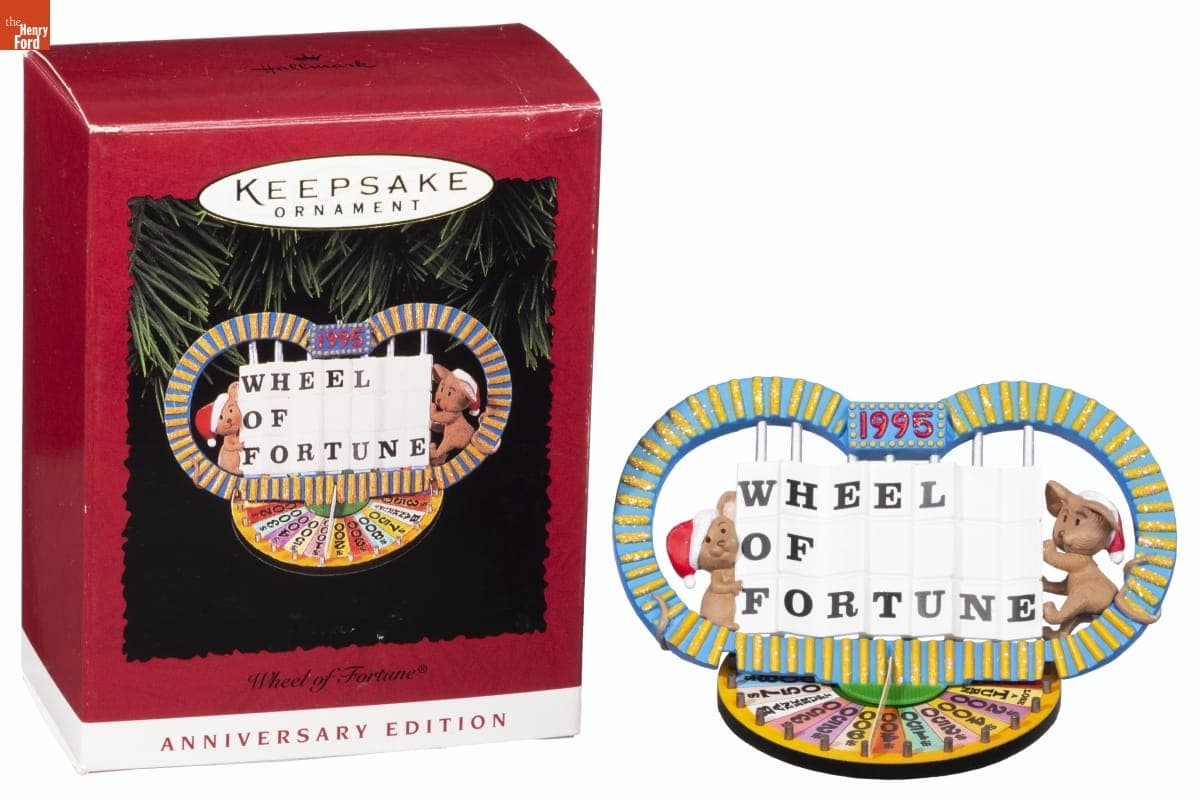 Hallmark "Wheel of Fortune Anniversary Edition" Christmas Ornament, 1995