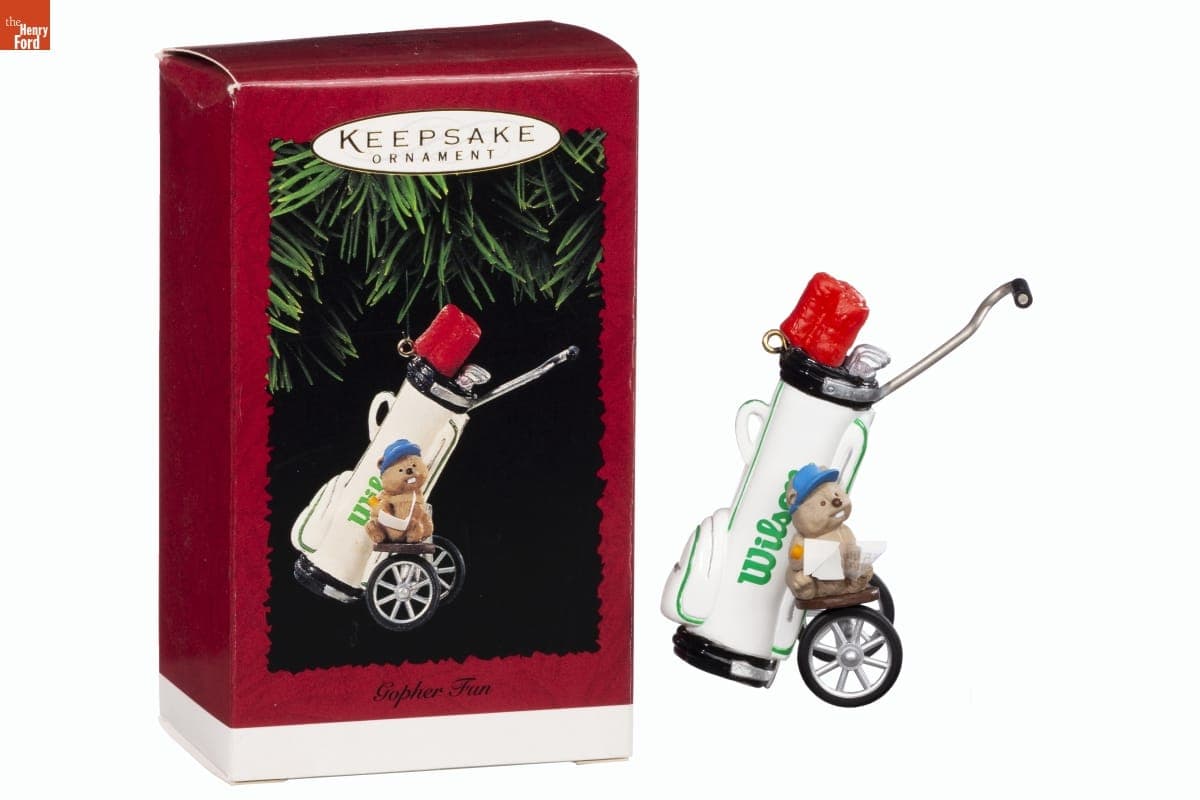 Hallmark "Gopher Fun" Christmas Ornament, 1995