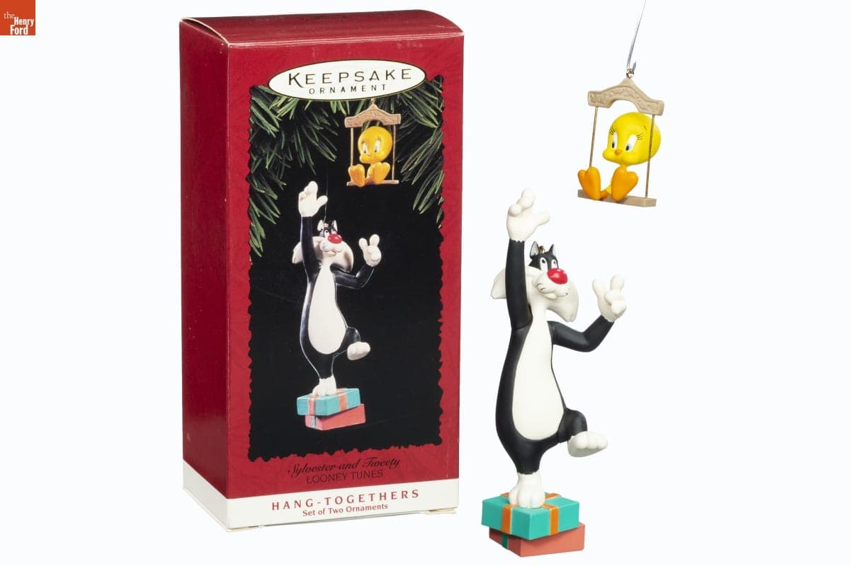 Hallmark "LOONEY TUNES: Sylvester and Tweety" Christmas Ornaments, 1995