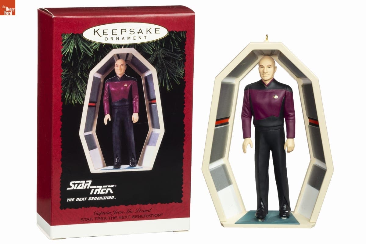 Hallmark "Star Trek The Next Generation: Captain Jean-Luc Picard" Christmas Ornament, 1995