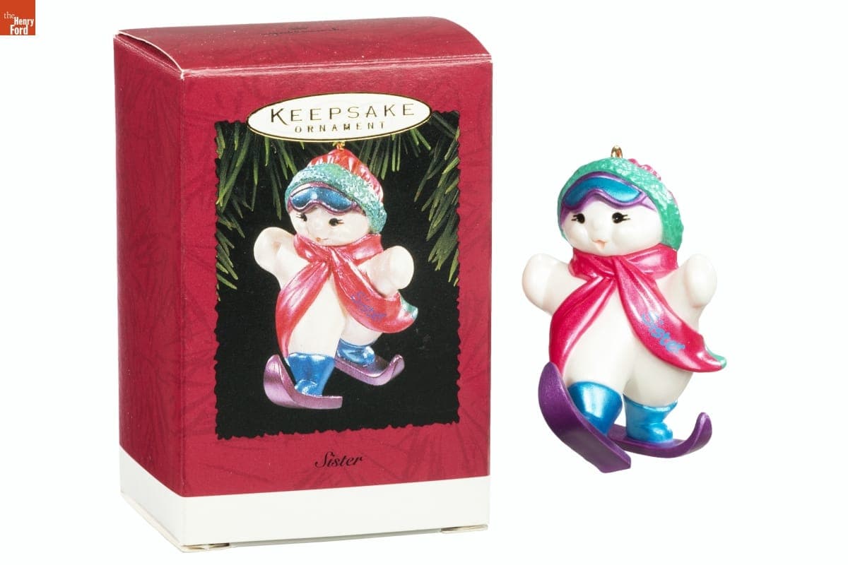 Hallmark "Sister" Christmas Ornament, 1995