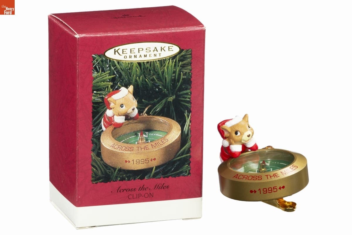Hallmark "Across the Miles" Christmas Ornament, 1995