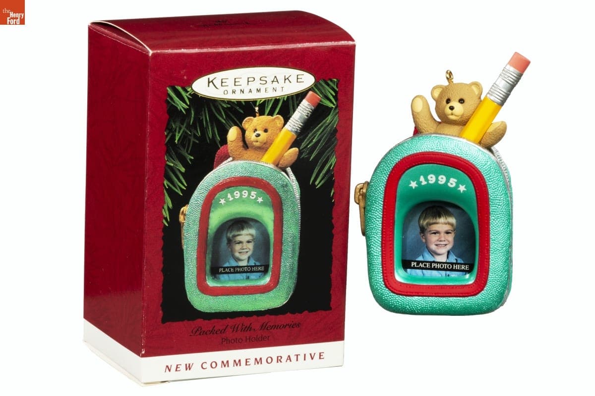 Hallmark "Packed with Memories Photo Holder" Christmas Ornament, 1995