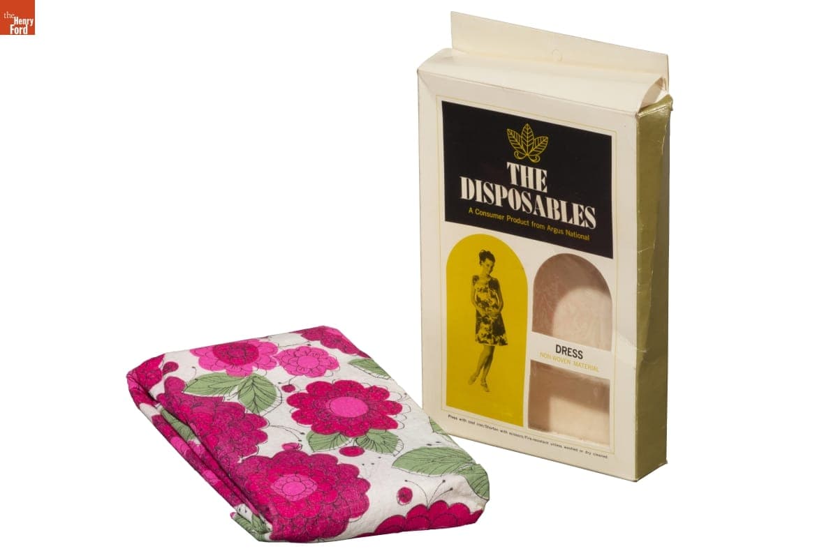 "The Disposables" Paper Dress in Packaging, 1966-1968