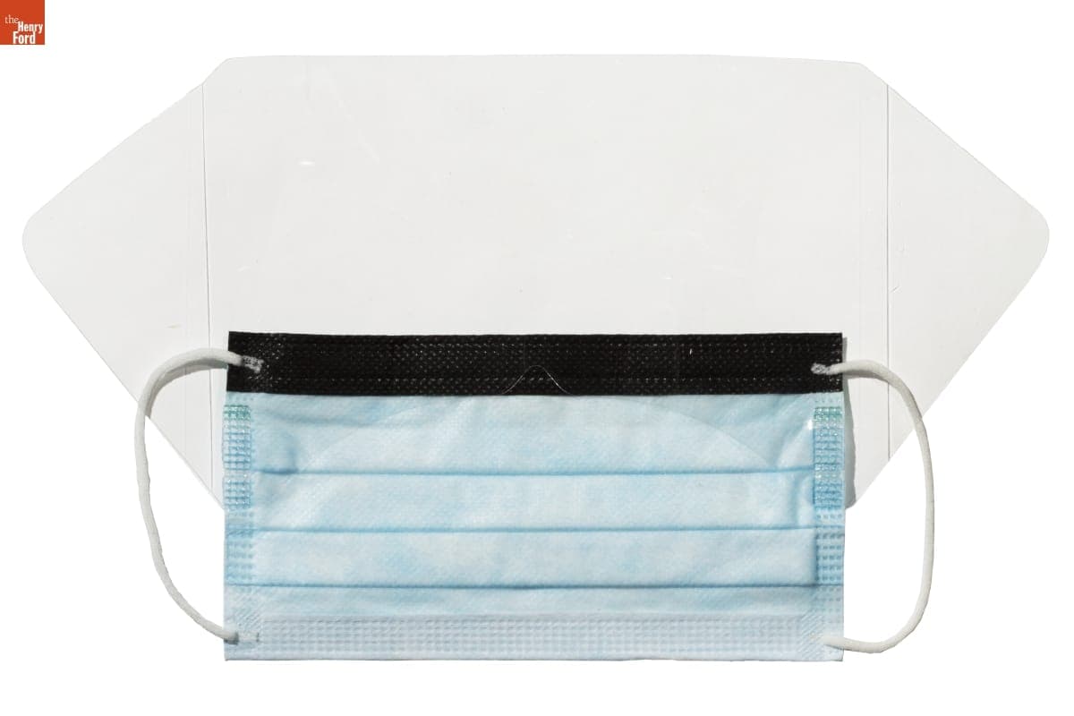 Medical Face Mask with Eye Shield, 2021