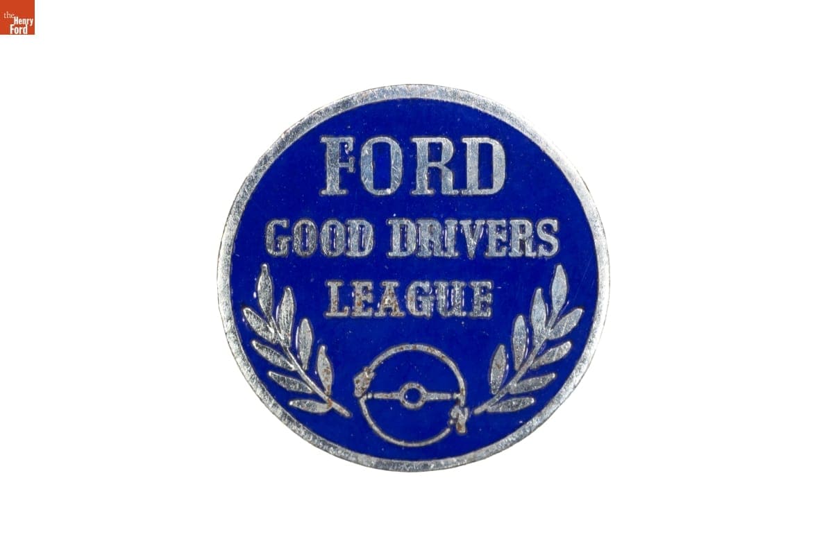 "Ford Good Drivers League" Pin, 1940-1942