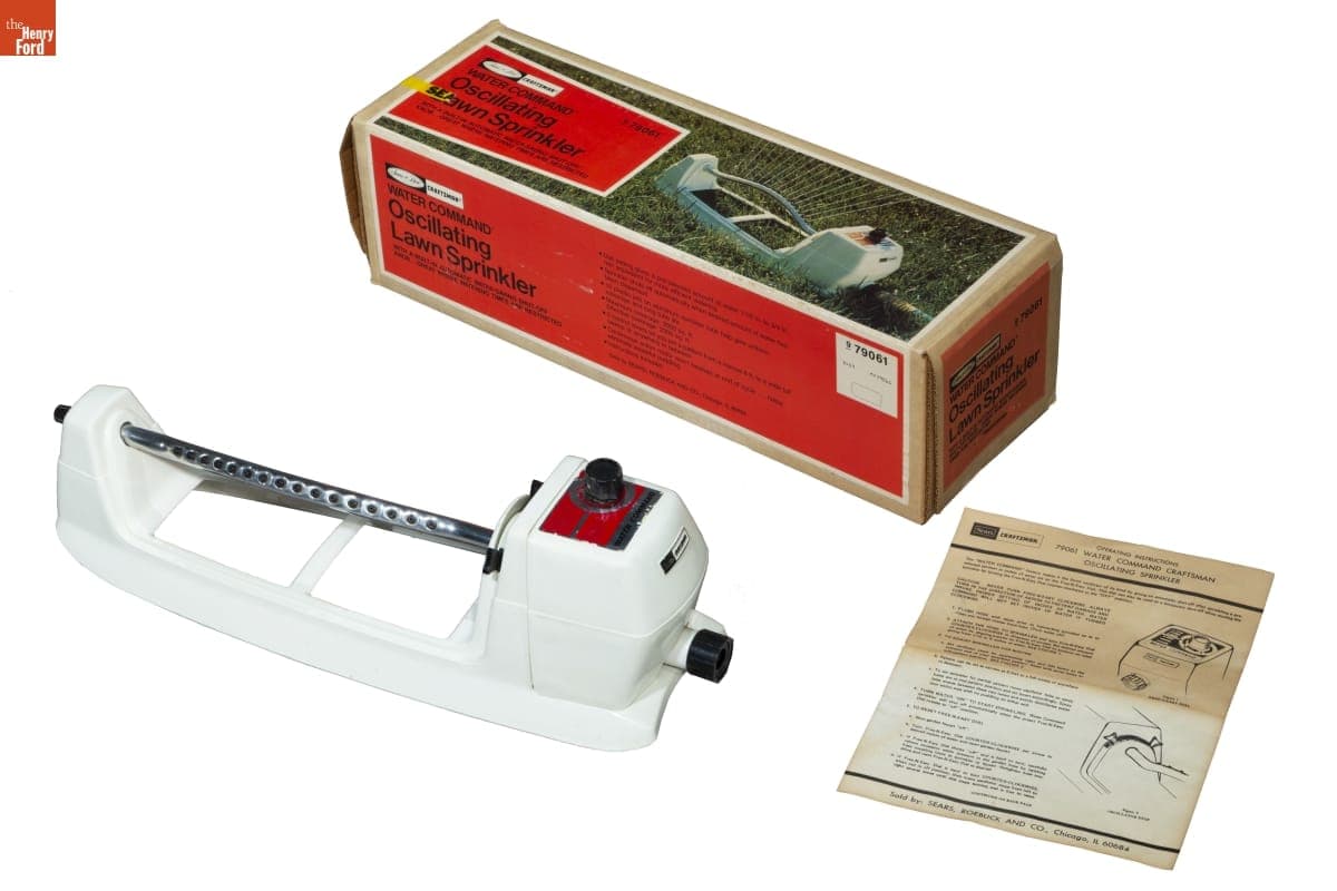 Sears Craftsman Water Command Oscillating Sprinkler, 1982