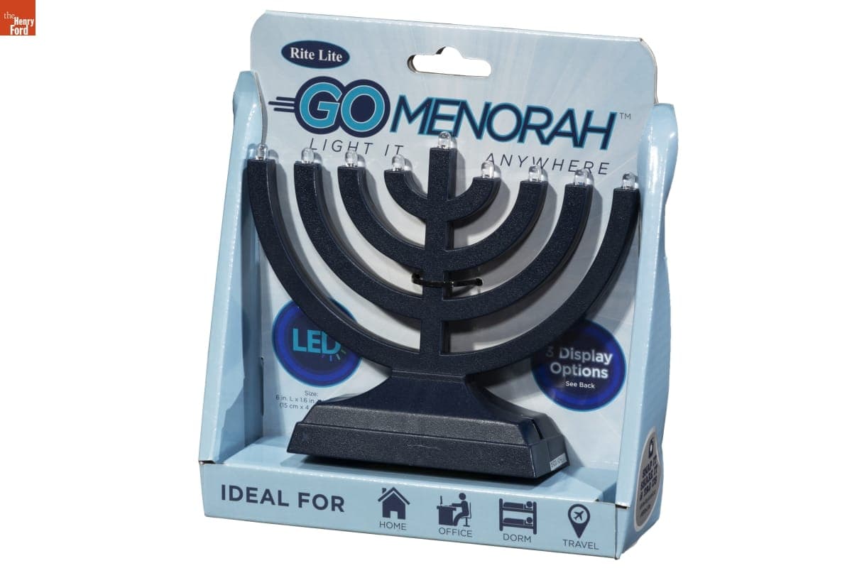 "Go Menorah" Hanukkah Lamp, 2018