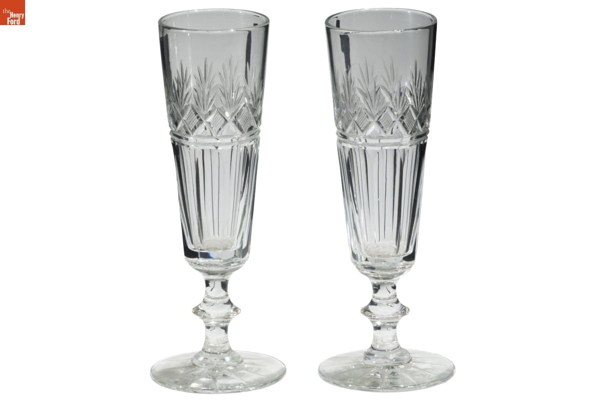 Champagne Flutes, 1870-1880