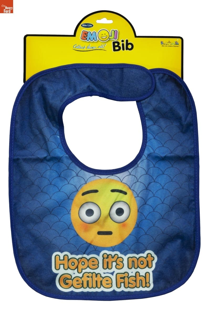 "Hope It's Not Gefilte Fish" Bib, 2017-2020