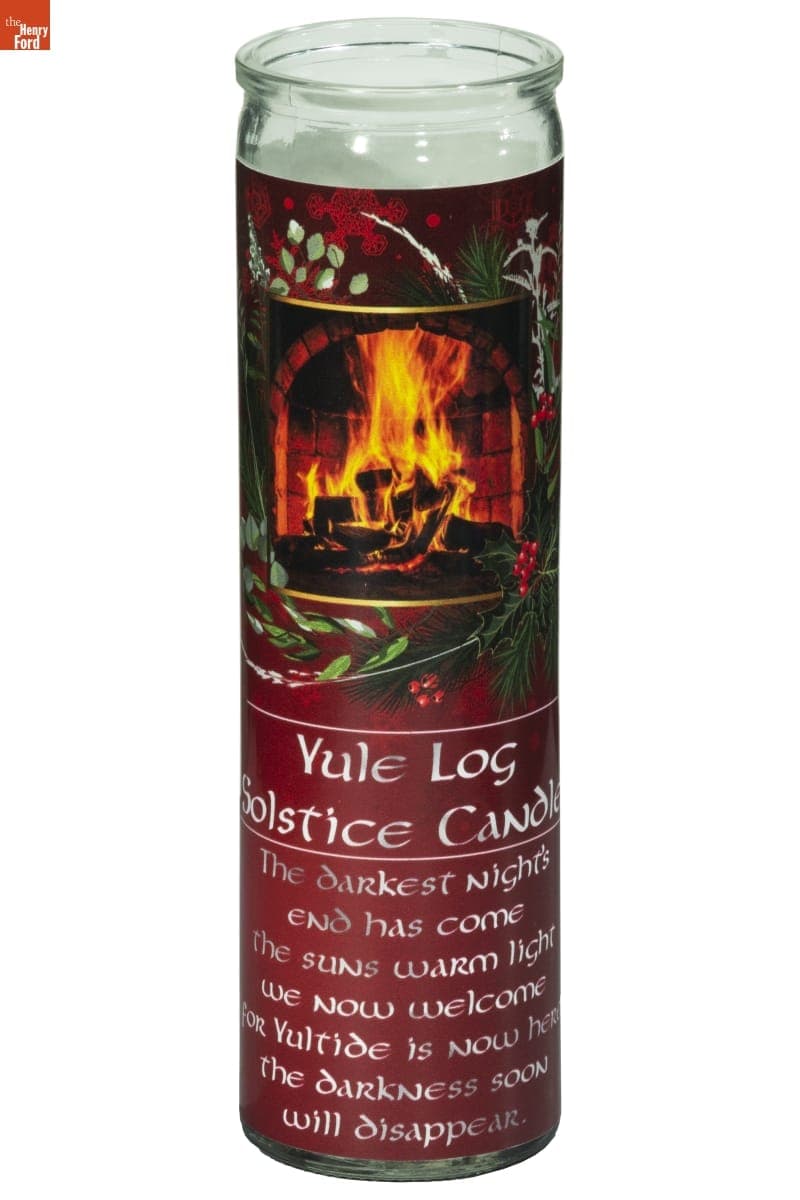 Yule Log Solstice Candle, 2021