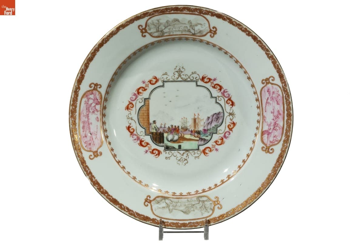Plate, circa 1745