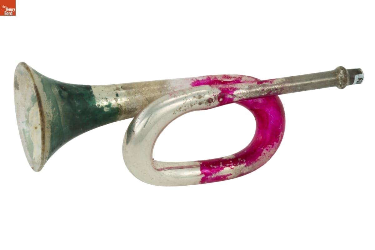 Bugle Christmas Ornament, 1935-1955