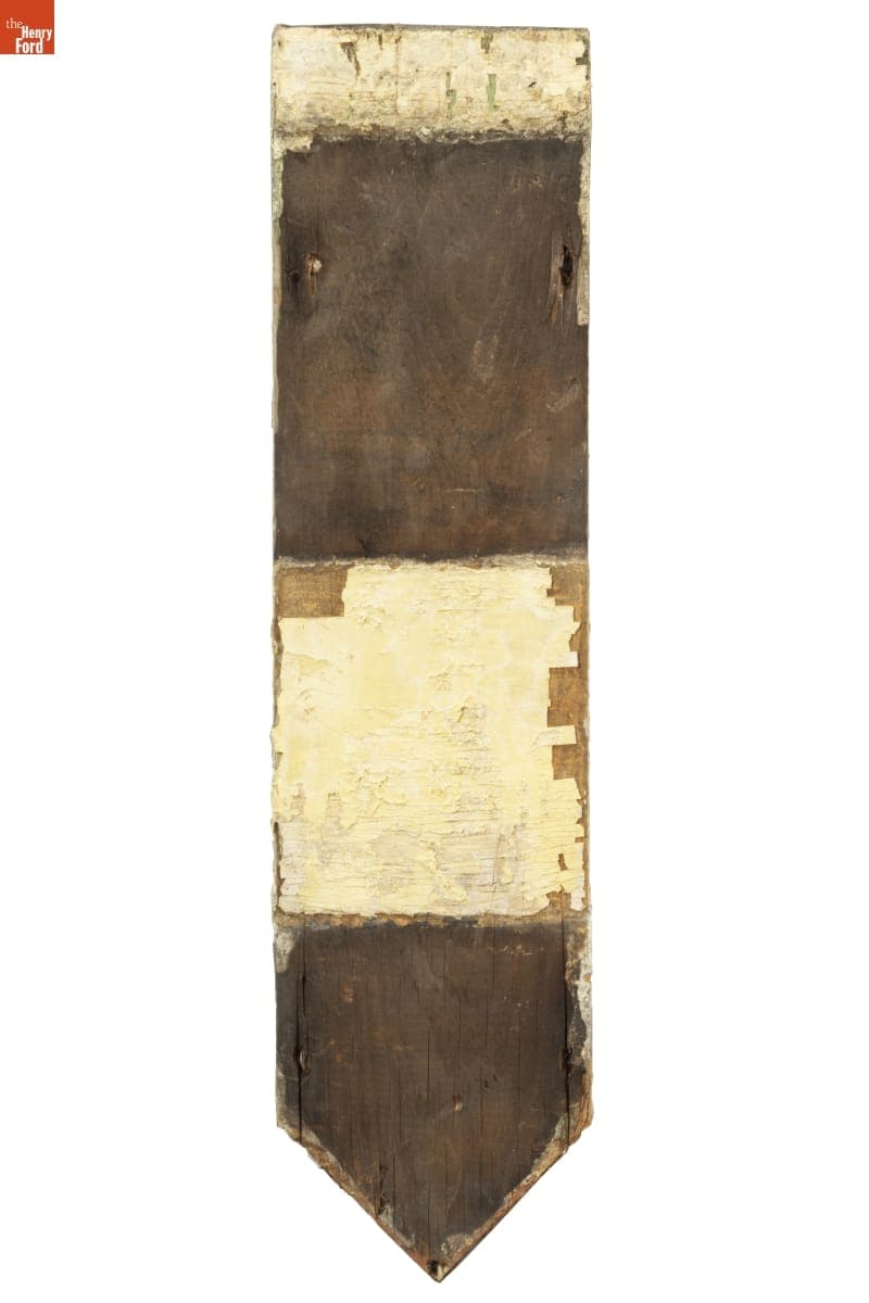 Siding from the Detroit Central Market, 1860