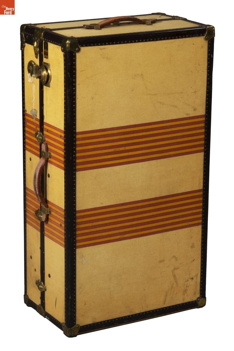 Oshkosh "Chief Stripe Line" Steamer Trunk, 1920-1950