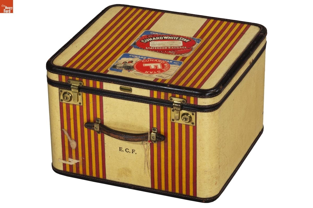 Suitcase, Used by Elizabeth Chambers Firestone