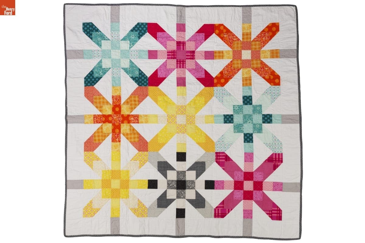 "Supernova" Quilt, Made by Jennifer Barclay, 2011