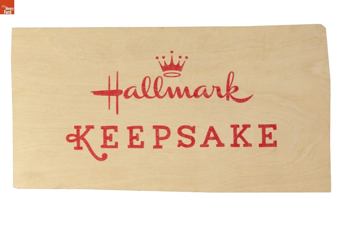 Hallmark "Hallmark Keepsake" Sign