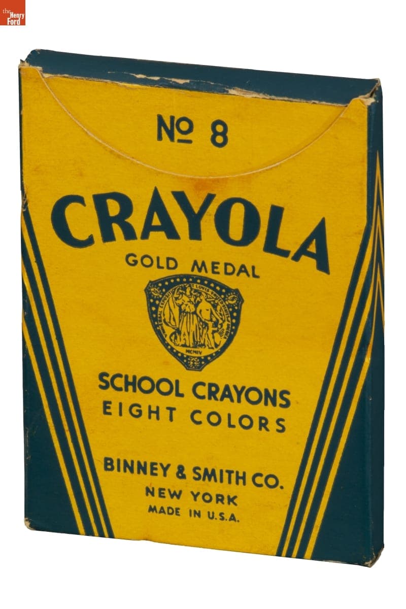 Box of Crayola Crayons, 1950-1970